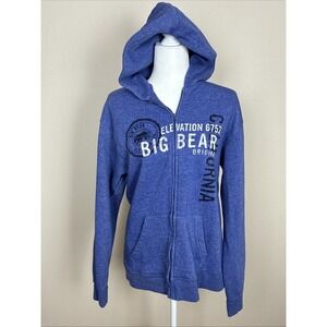 Teemax Big Bear California Full Zip Hoodie Size Medium